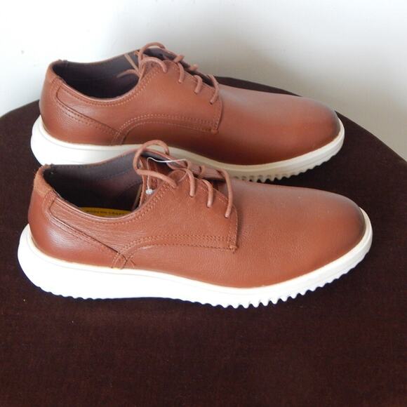 NEW Men's Cole Haan Grand Plus Modern Craft British Tan C36935 LACE-Up Shoes 8½ - Picture 3 of 7